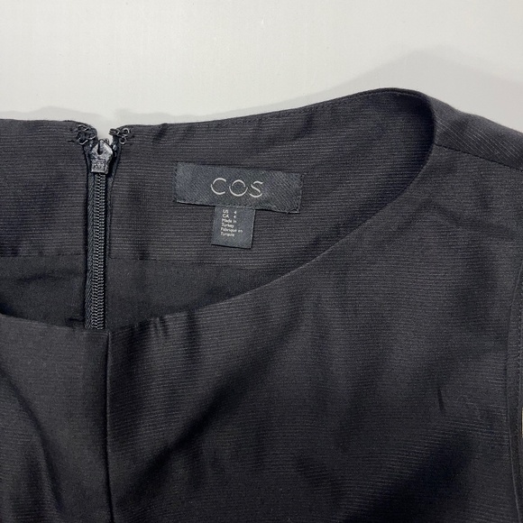 COS Black Bubble Dress Size 4 EUC - Picture 2 of 5